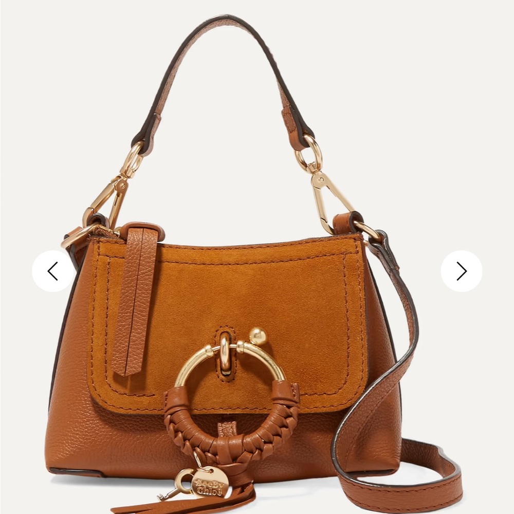 Chloé Mini Bag in Tan and Camel with Gold Hardware